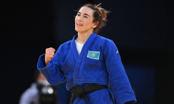 Абиба Абужакынова выиграла медаль на Grand Slam в Абу-Даби