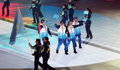 Казахстан совершил проход на открытии Паралимпиады-2026. Видео