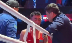 Главный тренер сборной Казахстана «зарядил» Махмуда Сабырхана на узбекистанца. Видео