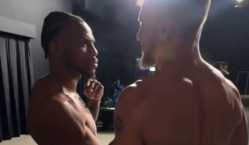 Веретенников провел дуэль взглядов с Уильямсом перед боем UFC. Видео