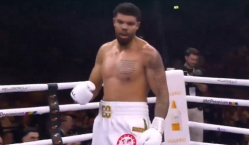 Супертяж Одиасе нокаутировал соперника в бою за титул от IBF. Видео